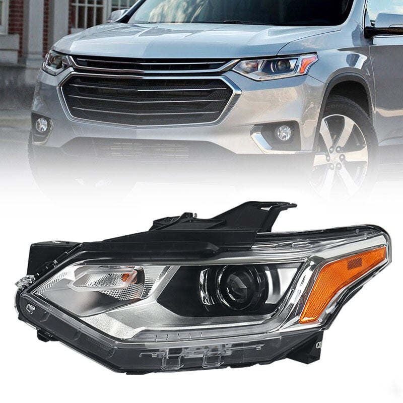 For 2018 - 2021 for Traverse HID/Xenon LED DRL Projector Headlight Driver Left - v