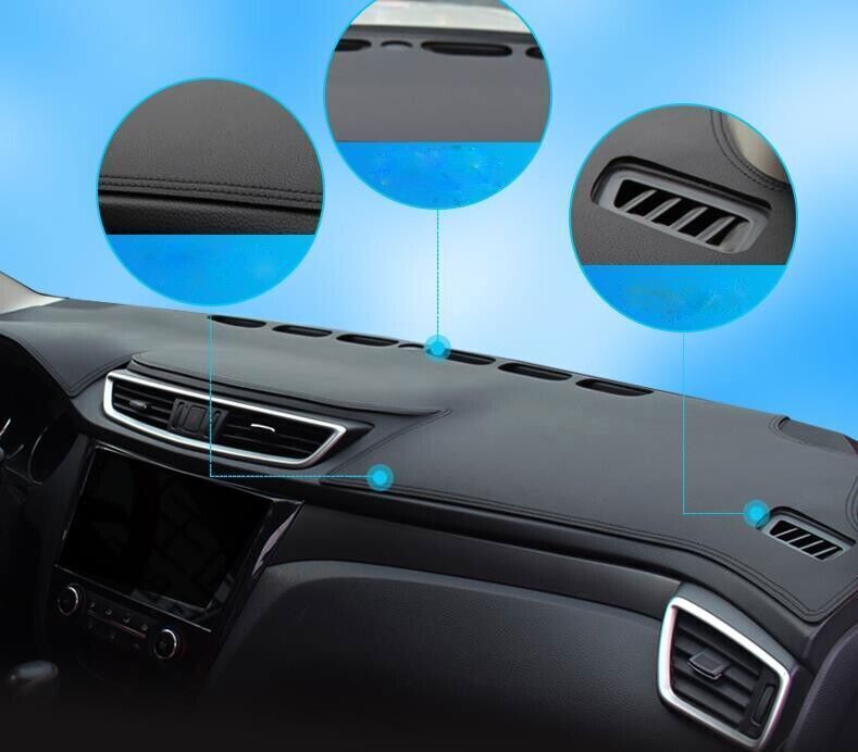 1X for Nissan Kicks 2017-24 PU leather Dashboard Dash Mat Non-slip DashMat Shade