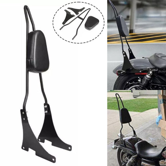 Rear Sissy Bar Passenger Backrest Cushion for Harley Davidson Sportster XL1200 XL883- n