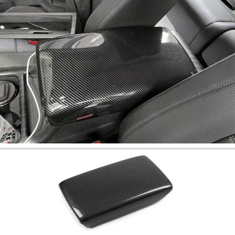 for Honda CR-V 2023-2024 Carbon fiber style Console armrest storage box Cover