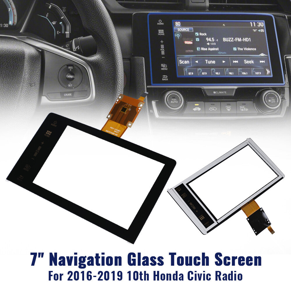 7Glass Digitizer Radionavigation f¨¹r for Honda 10th for Civic 39710-TBA-305 Touchscreen