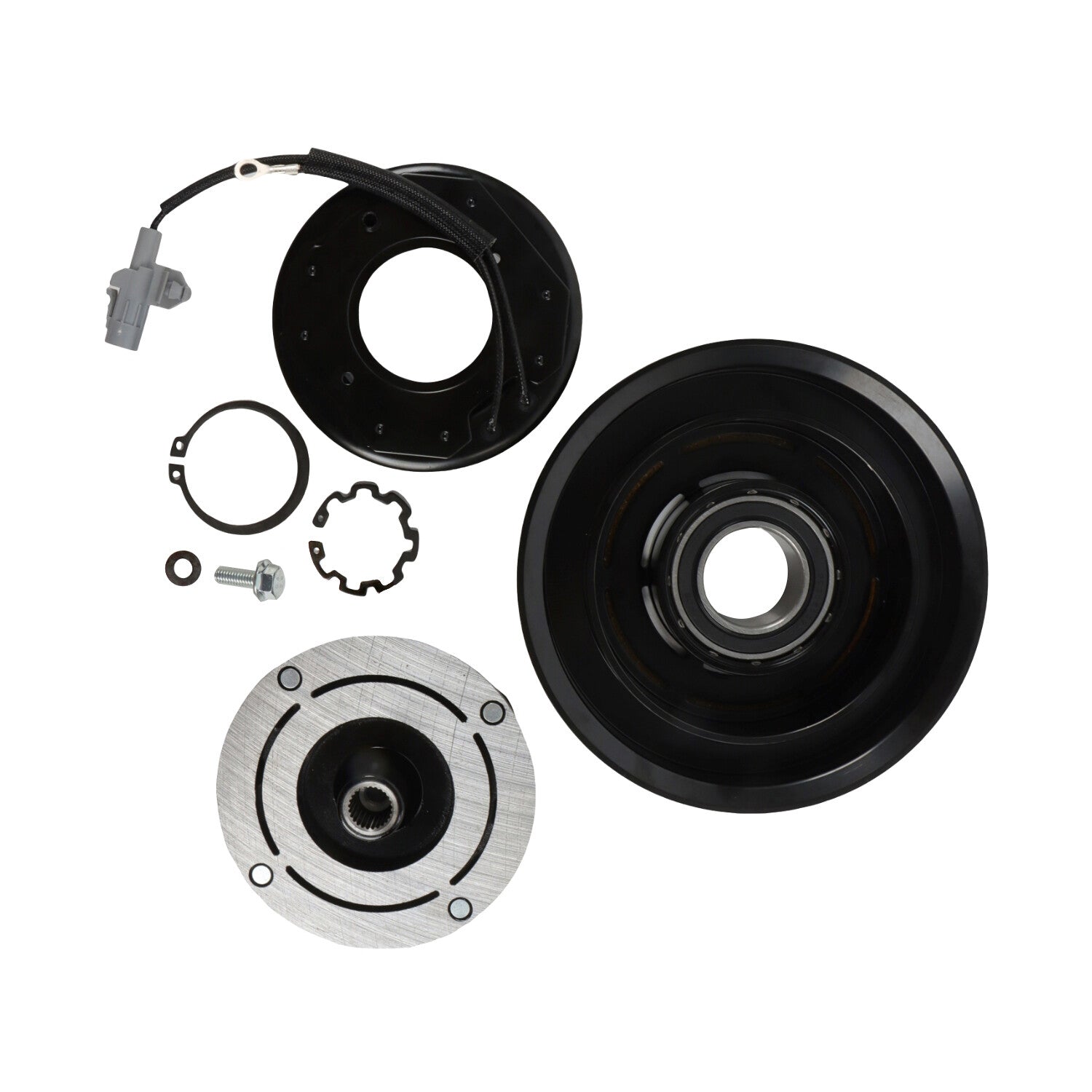 1pc AC Compressor Clutch For 2003 - 2008 for Toyota for Corolla 6 GROOVE 1.8L 1671