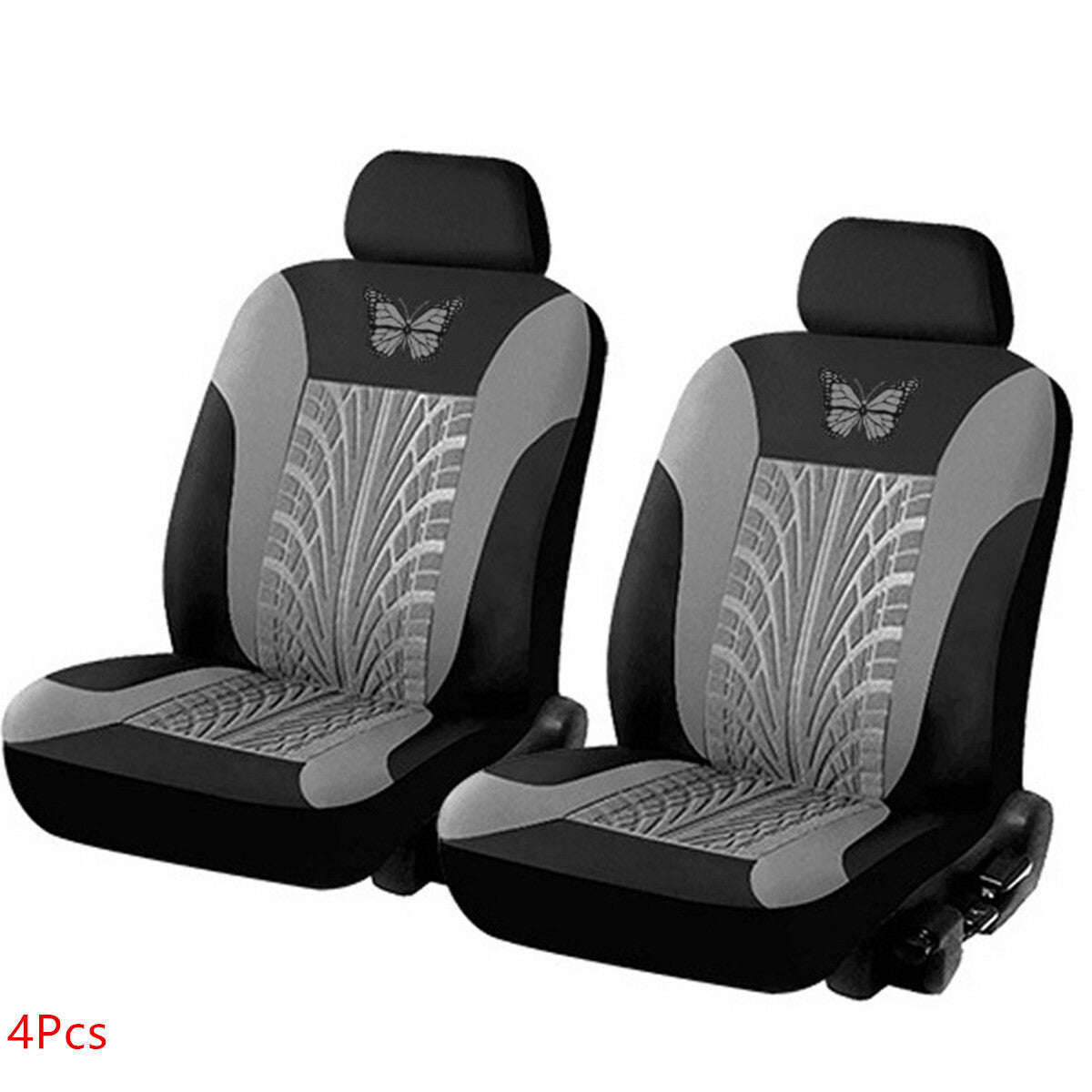 Butterfly Pattern Car Front for Seat Cover Cushion Protector Interior Accessories