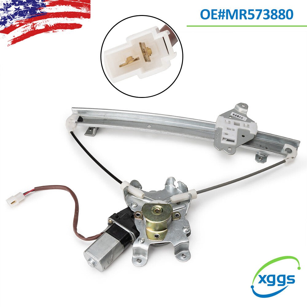 Rear Right Window Regulator W/ Motor For Outlander for Mitsubishi 2003-2006 MR573880 Q