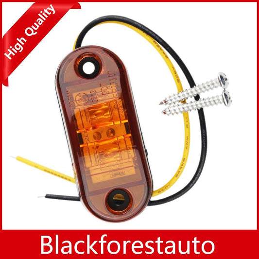 LED Side Marker Light 24V 12V Truck Clearance Lamp Tail Light Trailer Tractor Q