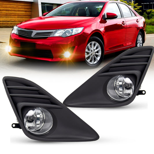Replacement Fog Lamp Assembly for 2012 - 2014 for Camry with Wiring Kit L+R- v