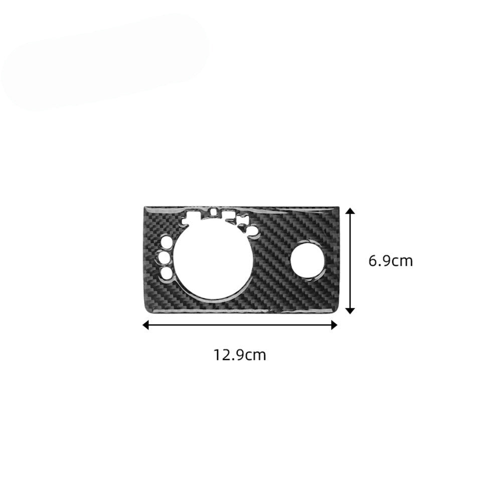 Red Carbon Fiber Read Light Switch Cover Trim For Silverado/tahoe/ for sierra 2007-14 v