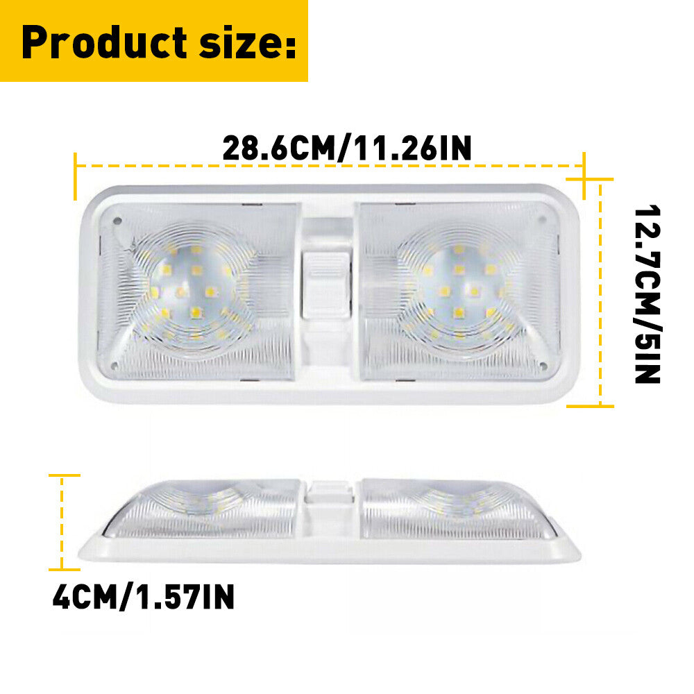 New RV 48 LED 12V CEILING FIXTURE 3D ARCHITECTURE RV MARINE- v