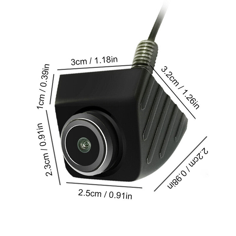 12V Car Backup Camera Rearview Parking Camera AHD 720P Rotatable Fisheye - n