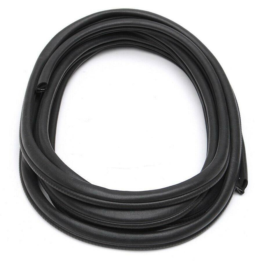 Rubber Sealing Strip for Car Door Covers and Trunk Trim Edge Molding - Black n