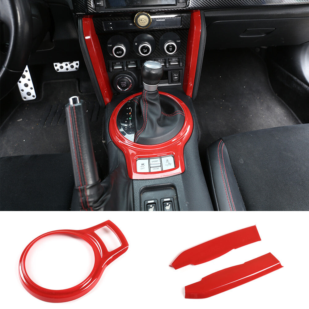 Matte Black Center Gear Shift Panel Cover Trim for Tundra 2007 - 2013 - v
