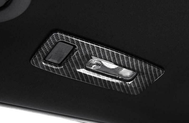 2PCS for Ford Explorer 2016-2019 Rear Reading Light Cover Trim Look Carbon Fiber