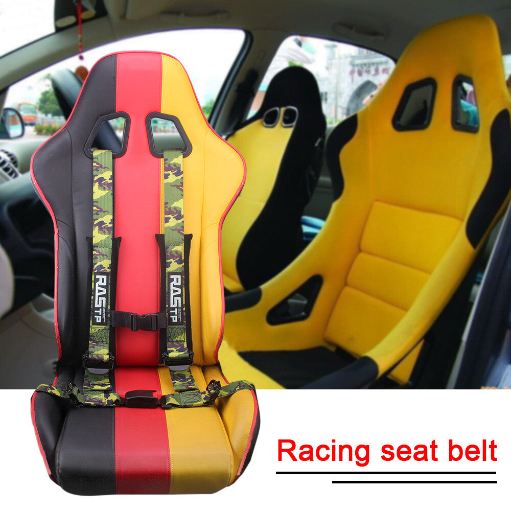 2 4-Point Racing Car Harness Sport Quick Release Safety Universal for Seat Belt X2 Q
