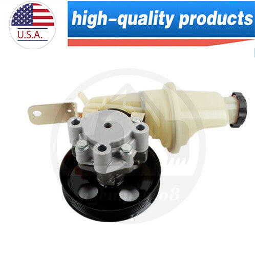 Power Steering Pump w/ Pulley Reservoir for Dodge Durango Dakota 4.7L 2000-04