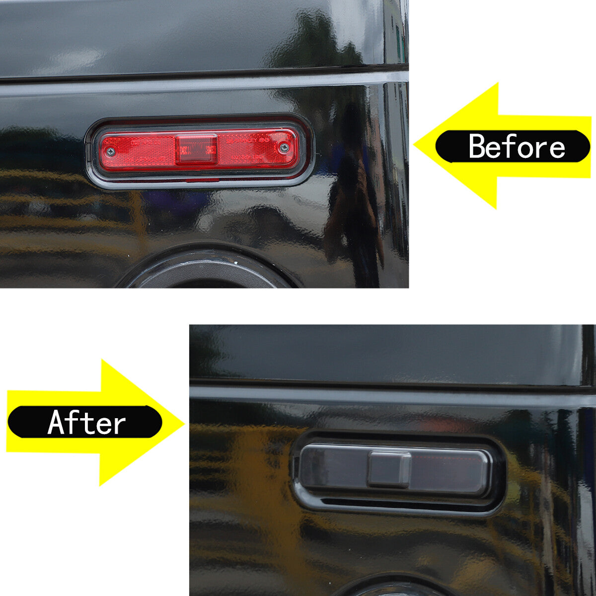 4-Pack Smoked Black Side Marking Protective Cases for HUMMER H2 (2003-2009) n
