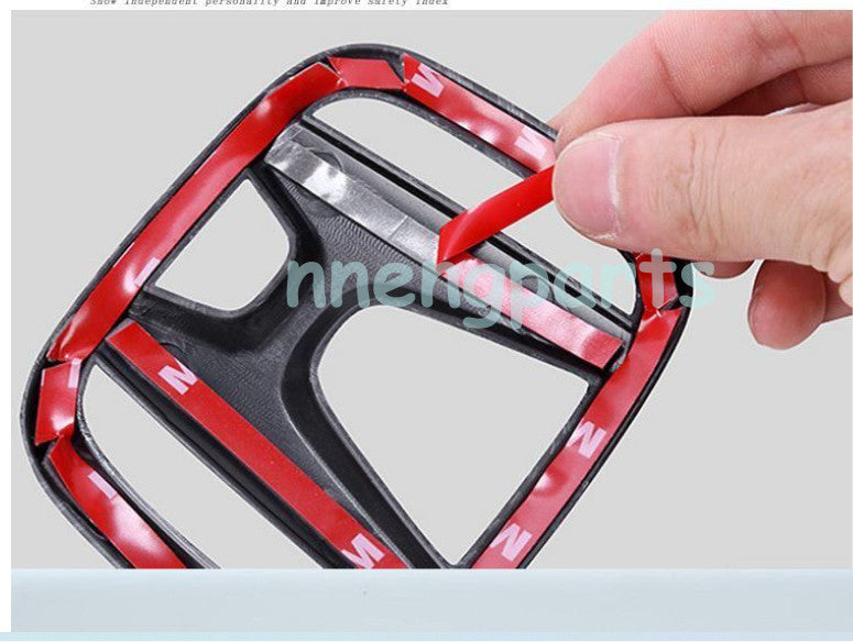 3-piece matte black front and rear badge steering wheel badges for Accord 10th 2018-2022