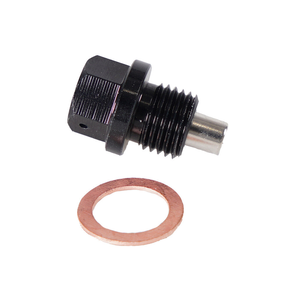 M141.5 Aluminum Magnetic Oil Pan Drain Plug Bolt Copper Gasket Crush Washer