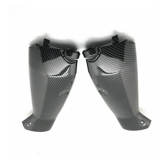 Carbon Fiber Front Intake Tubes Panel Fairing Cover for Yamaha YZF R1 2009-2014