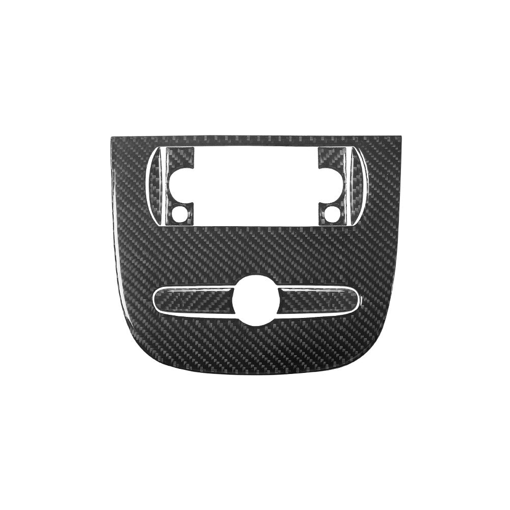 7Pcs Carbon Fiber Rear Console Frame For Silverado/tahoe/ for sierra 2007-2014 Type B