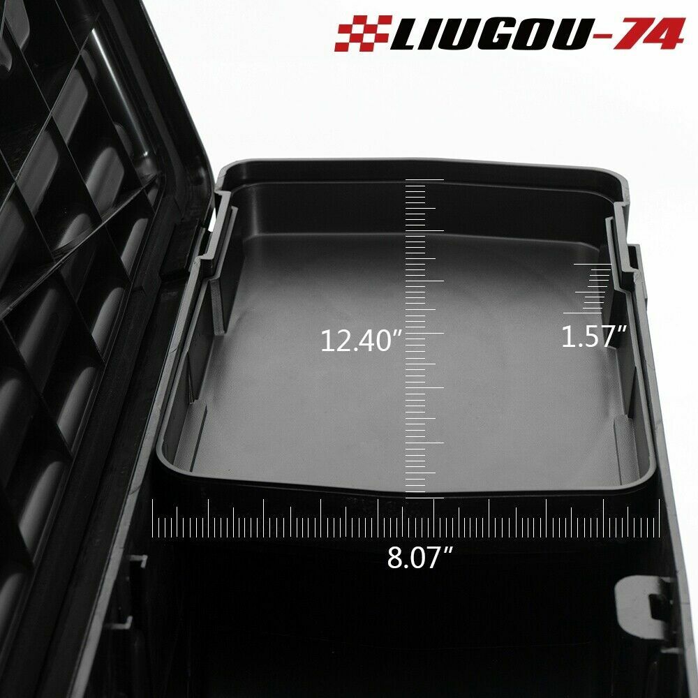 Truck Bed Storage Box Tool Box Left Side Fits for Tacoma 2005-20 4 Door - v