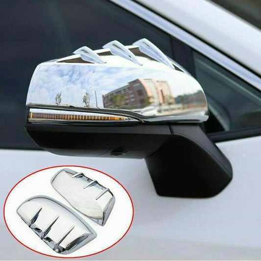 for Toyota for Sienna 21-24 Chrome Out Side Rearview Mirror Moulding Cover Trim 2PC