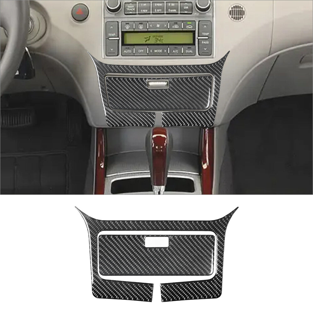 2Pcs Piano Black Interior Cup Holder Cover Trim for Honda for Civic 8th 2006-2011 v