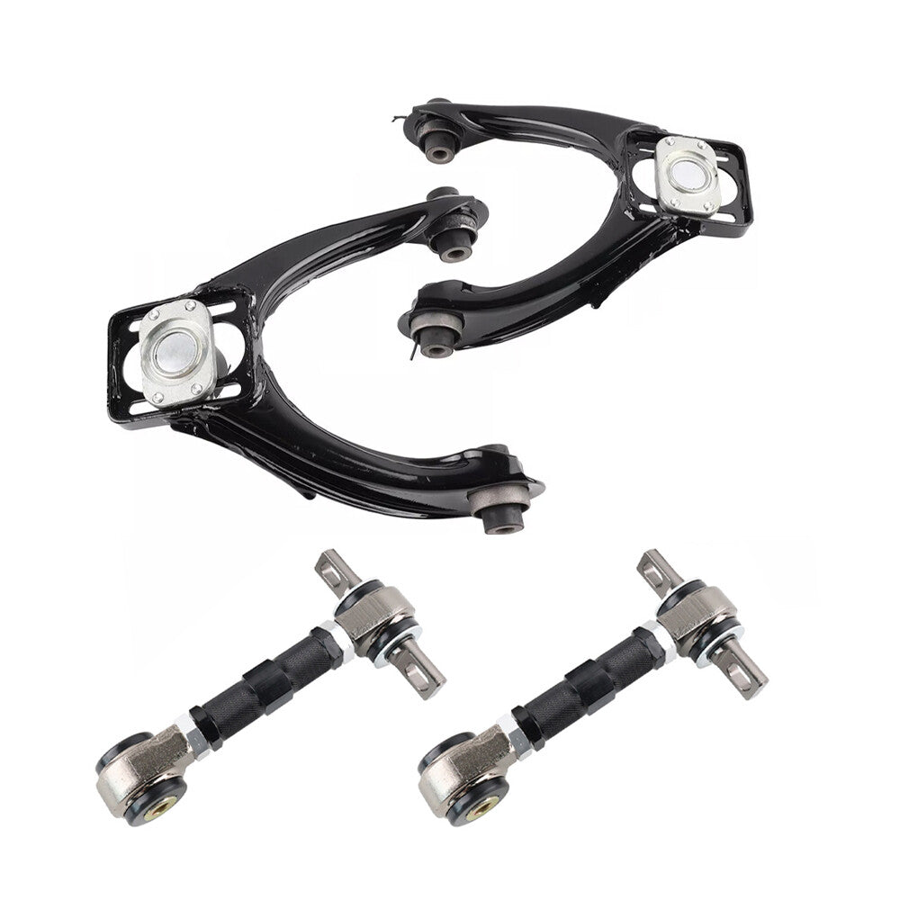 Front Upper Control Arms+Rear Camber Adjustable Kit for Honda for Civic EK 1996-2000