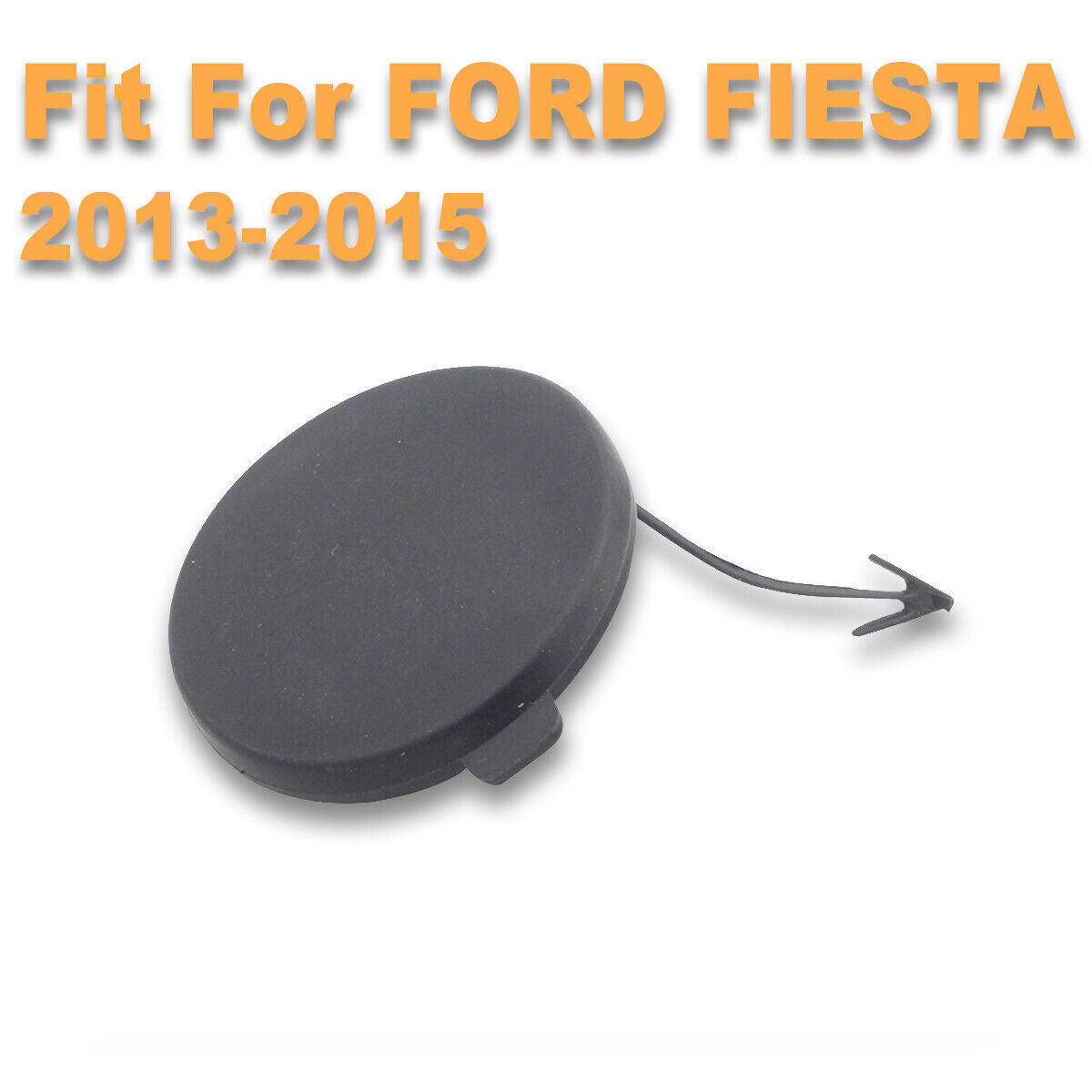 1Pcs Front Bumper Tow Hook Cap Cover Towing Eye Plug  for ford  Fiesta 2013-2015 Q