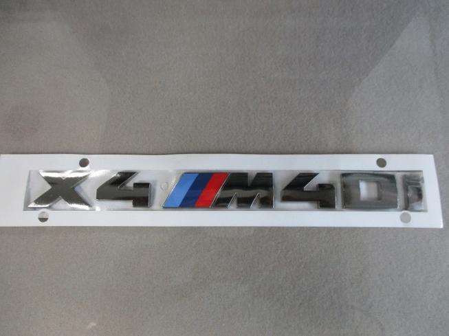 for BMW F26 REAR TRUNK EMBLEM X4 M40I LETTERING DECAL BADGE NEW LOGO