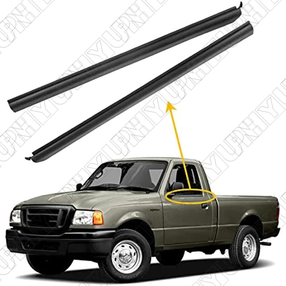 New 2pcs Front Outer Window Molding Trim Weatherstrip Seal for Ford Ranger 99-11