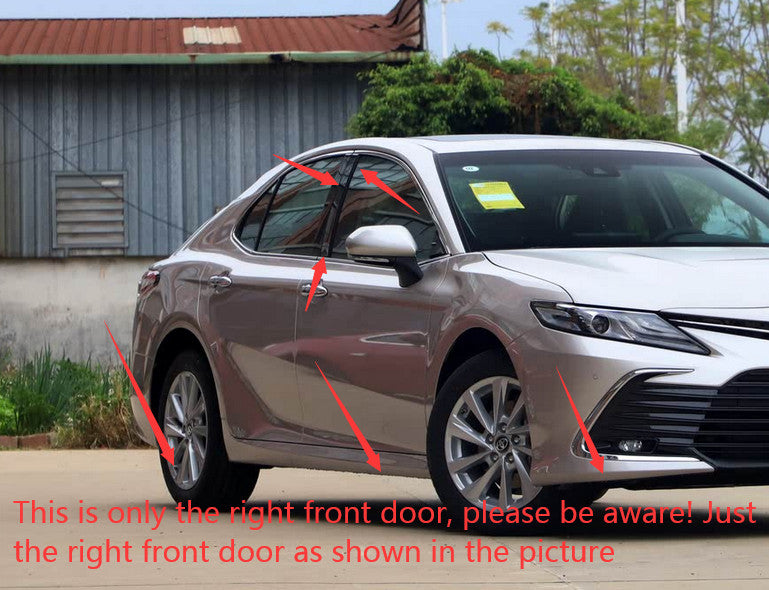 for Toyota for Camry 2018-2024 Front Right Door Window Frame Molding 75755-06200