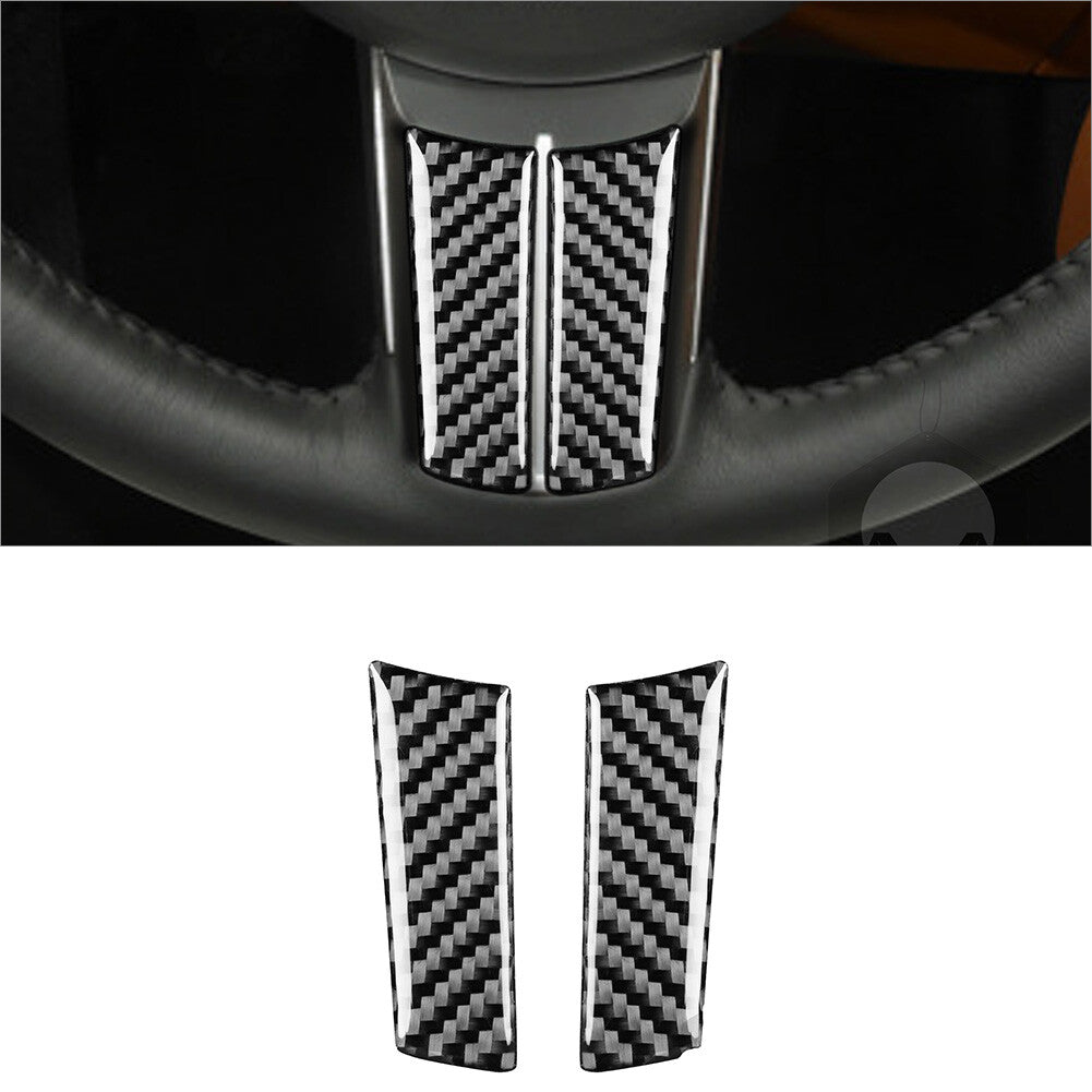 Carbon Fiber Interior Steering Wheel Chin Trim for Mazda MX-5 Miata 2009-2015