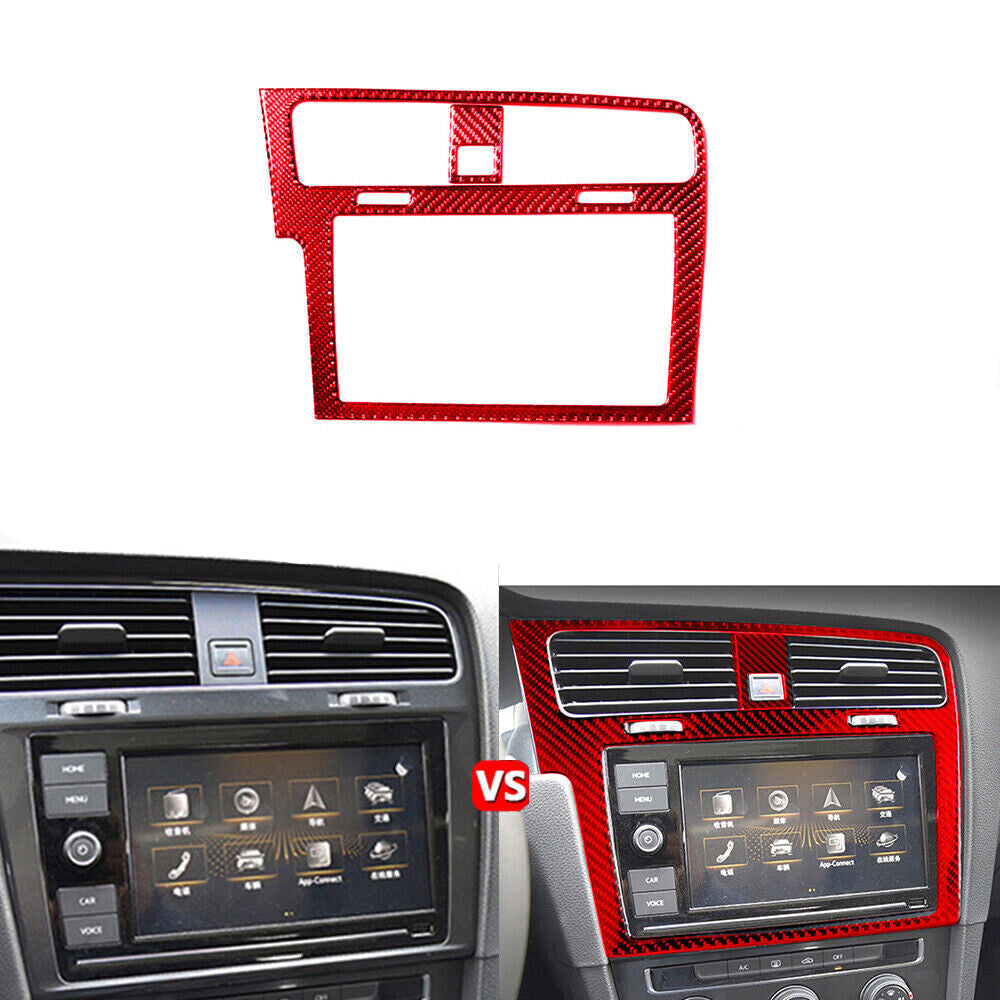 4x Car Roof Hook Panel Trim Interior Carbon Fiber Sticker for Audi Q7 2016-2019 v
