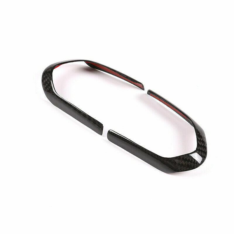 Real Black Dry Carbon Fiber Steering Cover Trim Fit for BMW F80 F82 M3 M4