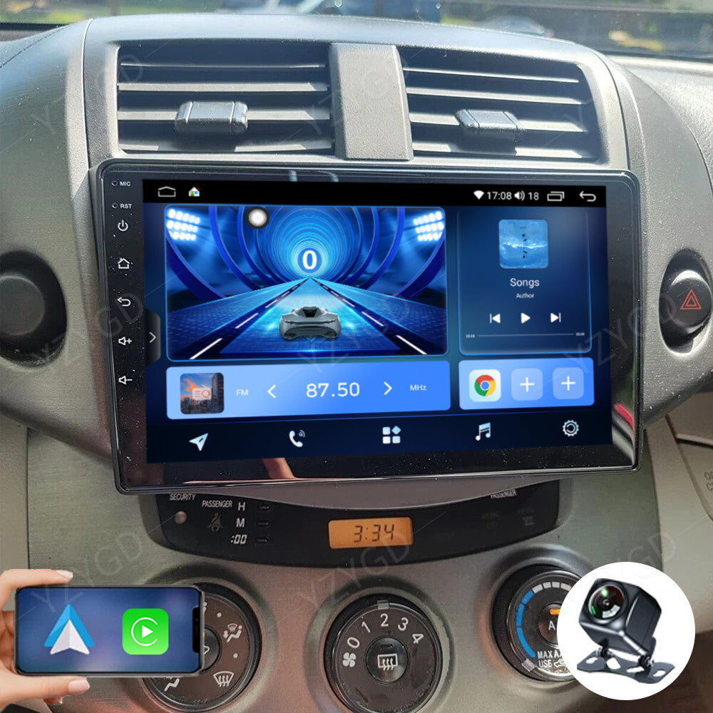 9inch for Toyota RAV4 2007-2012 Android Auto Carplay Car Radio Stereo GPS Screen