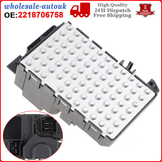 HEATER BLOWER FAN MOTOR RESISTOR 2218706758 for MERCEDES BENZ S - CLASS W 221 Q