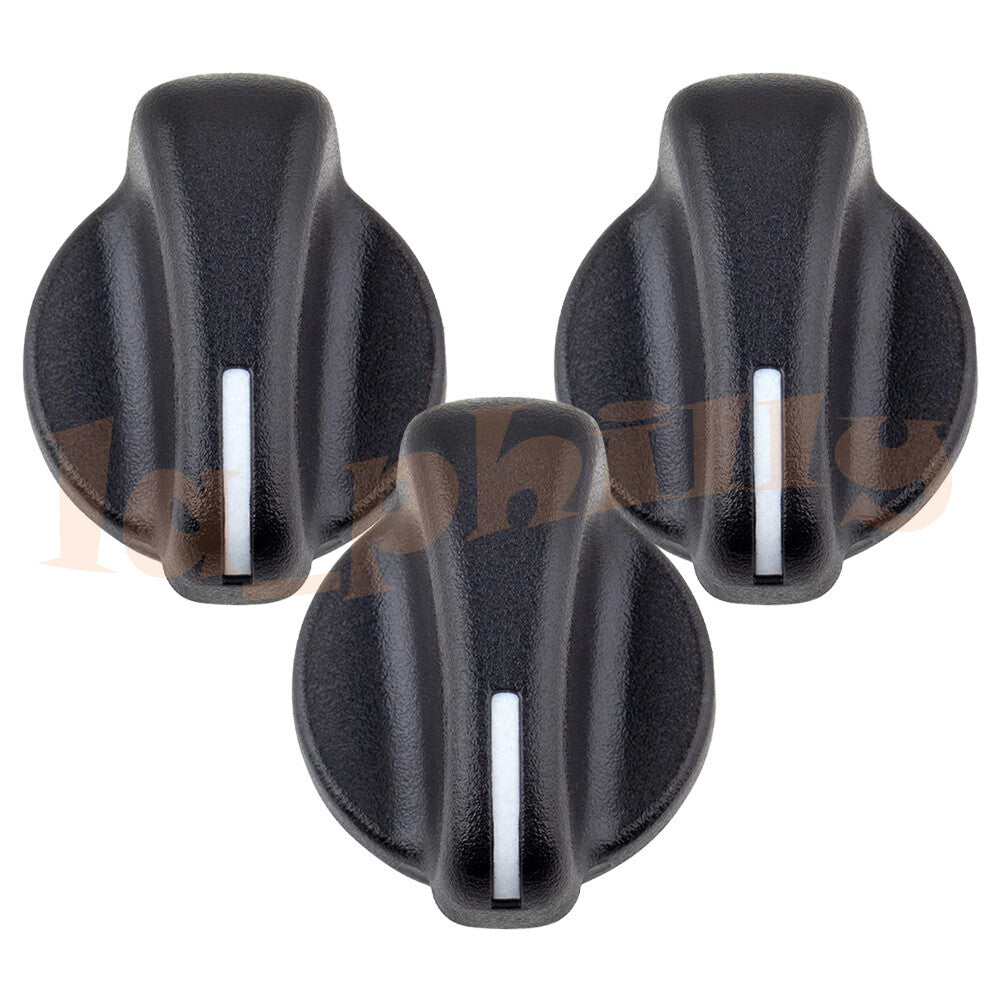 for Jeep for Wrangler TJ for Dodge for Ram Van A/C Control Knob Fan Heater Air Condition 3Pc Q