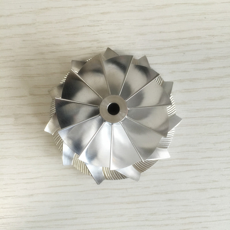 GT15-25 50.20/65.00 mm 11+0 Blade Performance Turbine Billet Compressor Wheel