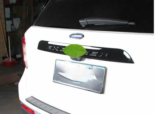 Gloss Black Rear Door Trunk Middle Tailgate Strip Trim  for ford  Explorer 2020-23