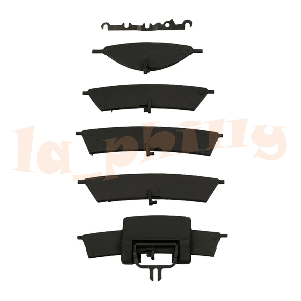 Center Dash AC A/C Air Vent Grill Replacement Kit Black Fit For W164 GL550 ML550 Q