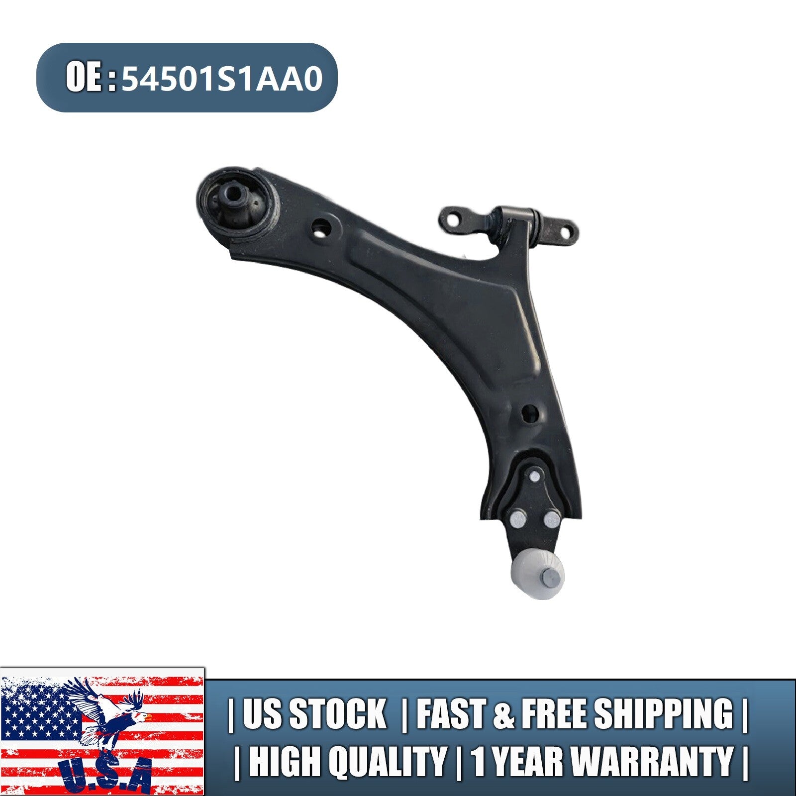 New Front Lower Passeger Side Control Arm For 2021-2023 for Hyundai Santa Fe US