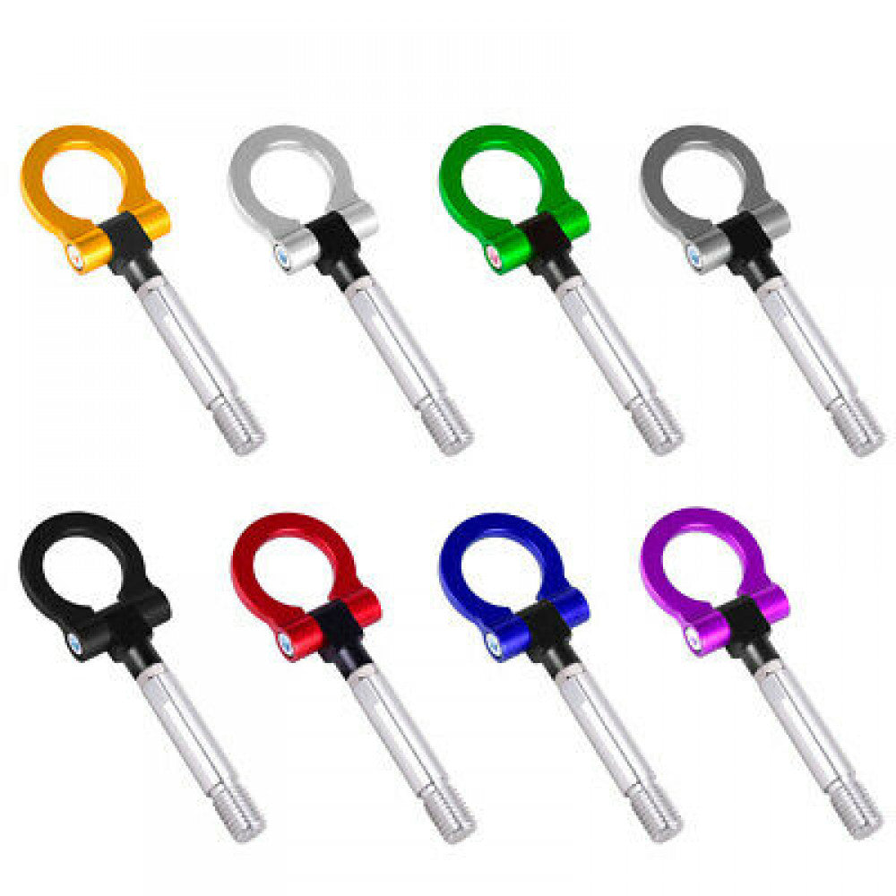 For 08 for Benz JDM Style Aluminum Towing Hook Ring Kit On Front Rear Tow Hook Ring Q