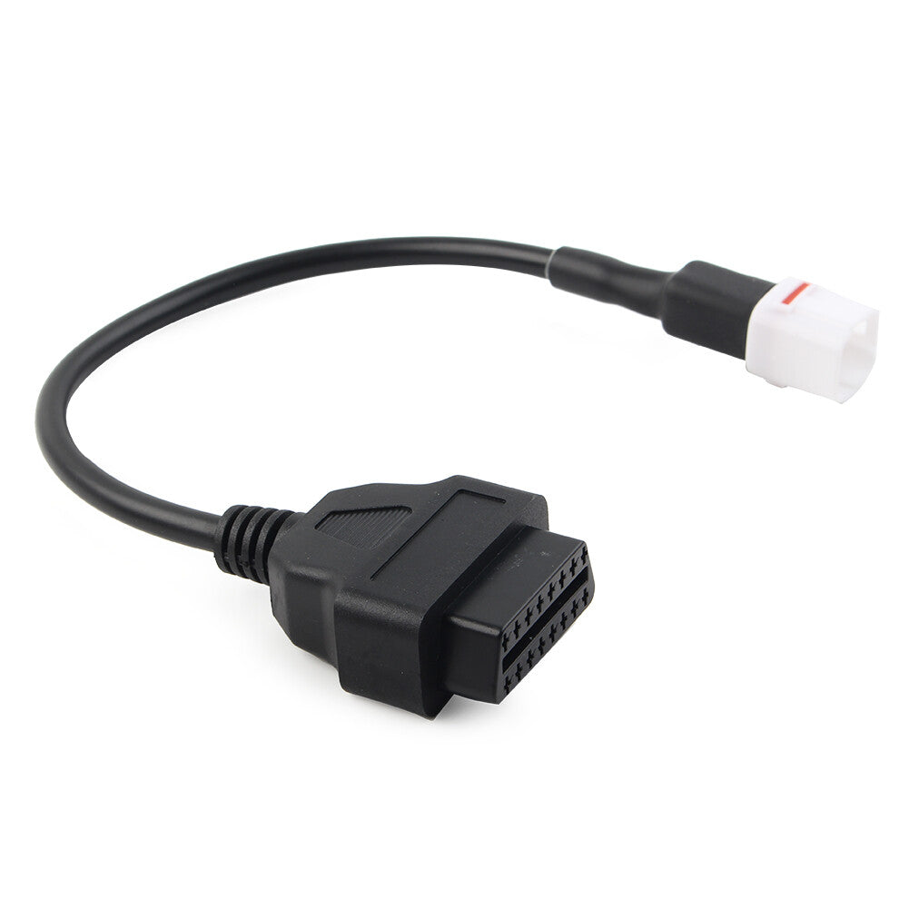 4 Pin to OBD2 Diagnostic Tool Code Reader Adapter Cable for Yamaha Motorcycle