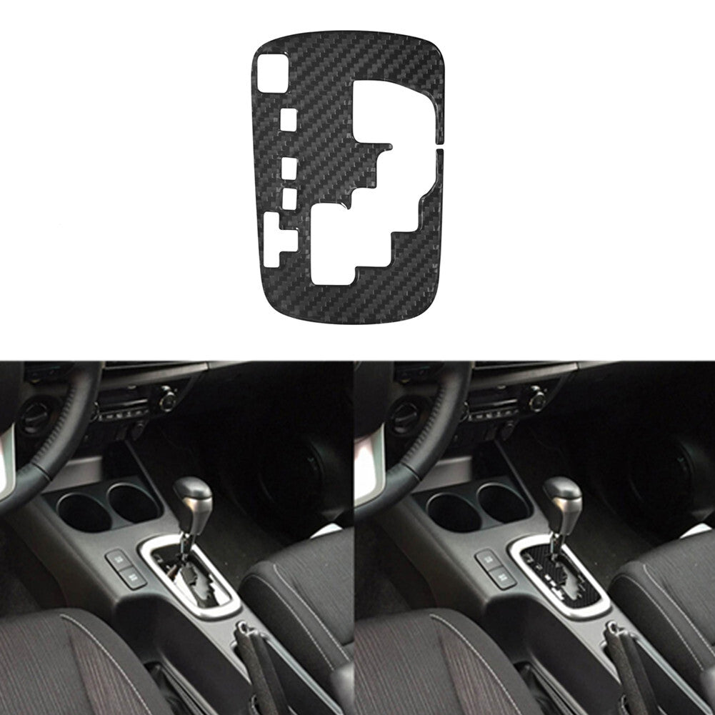 Carbon Fiber Automatic Gear Shift Panel Cover Trim for Toyota Hilux 2015-2021