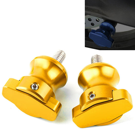 2¢ªCNC Schwingenschieber Spulen St?nderschrauben M8 f¨¹r for Honda CBR600RR 03-17 Gold