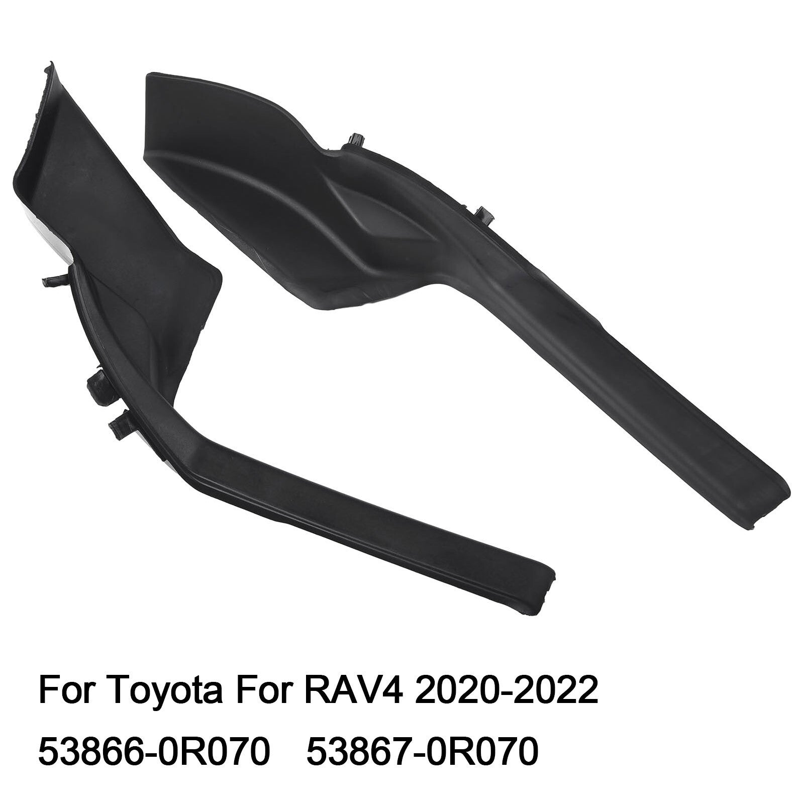 Front Windshield Wiper Side Cowl Extension-Cover Trim for Toyota For RAV4 20-22