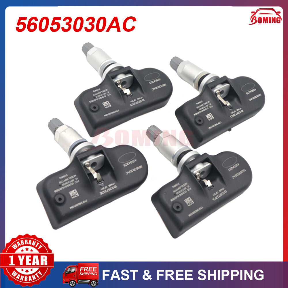 4x 56053030AC TPMS tire pressure sensors suitable for Chrysler for Dodge for Jeep 315MHz