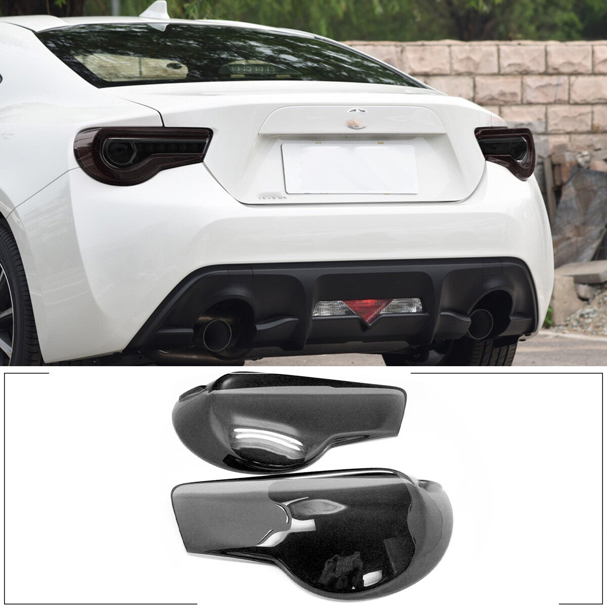 Carbon fiber ABS steering wheel button cover decoration suitable for E-Class W212 2011-2015- v