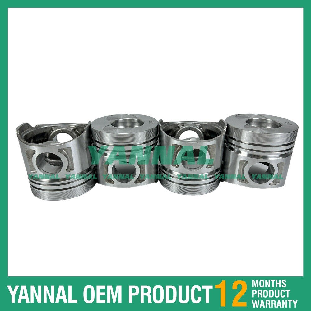4-piston std size 102 mm for Doosan DB33 Solar 80 W-III excavator engine