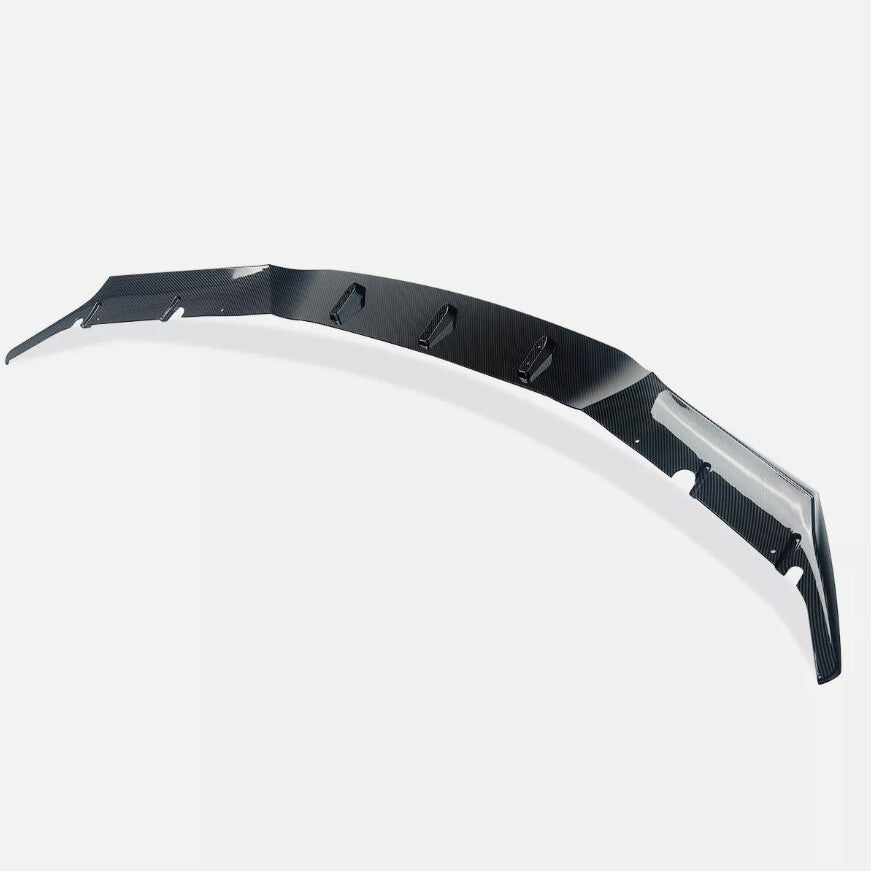 Suitable for 2018, 2019, and 2020 for BMW M5 F90 LCI GTS, this carbon fiber-style front engine lip diffuser is designed for use with these models. Q